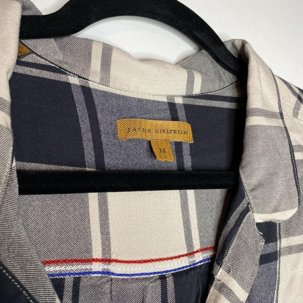 Jachs Girlfriend Quinn Button Front Flannel Top - image 4